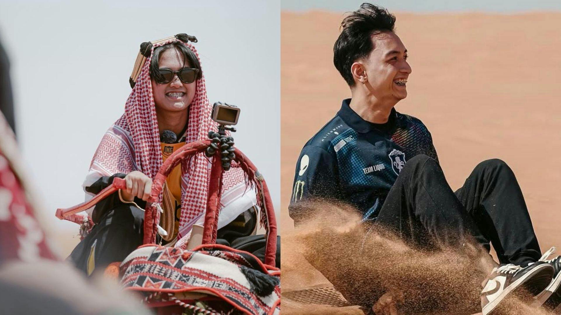 ONIC PH’s Kelra, TLPH’s Oheb all smiles in MLBB photoshoot ahead of MSC Cup 2025 